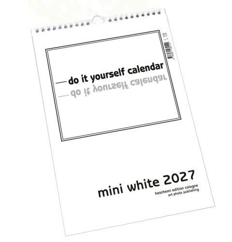 MINI WHITE BLANKOKALENDER DIY BASTEL SELBSTGESTALTEN